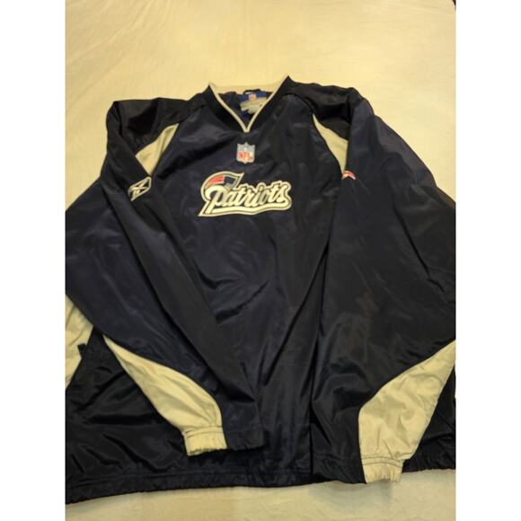 New England Patriots NFL Team Apparel Men's Size 2XL Pullover Windbreaker Jacket - Picture 1 of 11